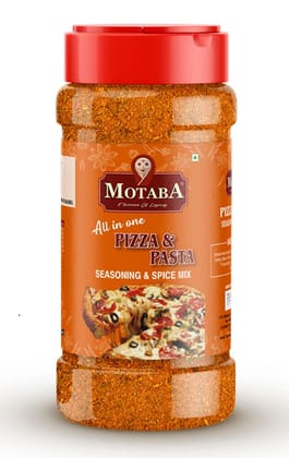 MOTABA Masala All In One Dry Pizza Seasoning Masala Flakes & Pizza-Pasta Seasoning Powder, 70 gm Each - Pack of 2 - MOTABA Masala All In One Dry Pizza Seasoning Masala Flakes & Pizza-Pasta Seasoning Powder, 70 gm Each - Pack of 2