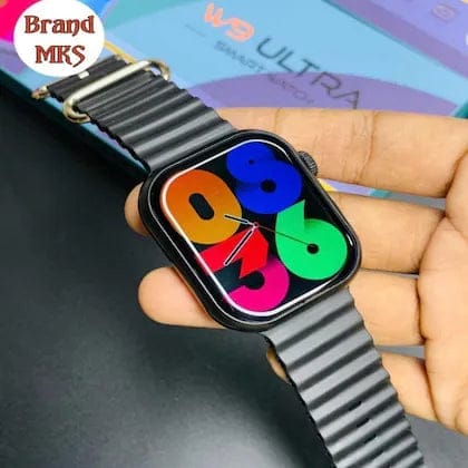 W9 Ultra Smart Watch 2.09'' (49mm) Infinite Display, Wireless Charging, Multiple Dial Faces, BT Calling and Sports Mode, Heart Rate Blood Pressure Monitoring