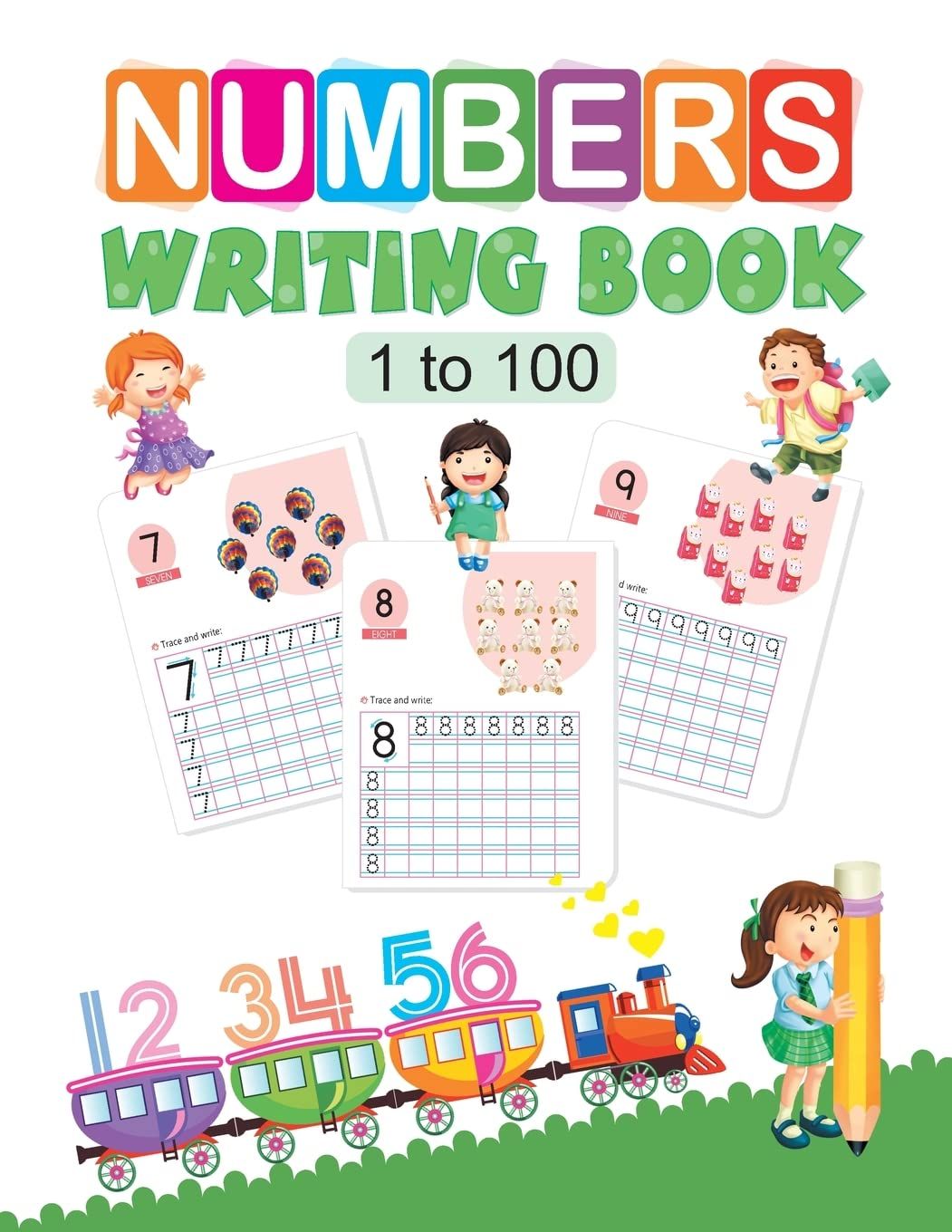 Number Writing Book: 1 to 100 [Paperback] [Jul 06, 2023] LS Editorial Team
