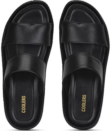 Liberty - Black Men's Leather Slipper