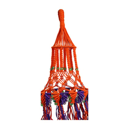 Handmade Nylon Macrame Jhumar for Home Decoration and Wedding Gifts