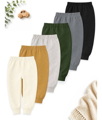 Kuchipoo Pack of 6 Boys Cotton Blend Trackpant ( Multicolor 1 )