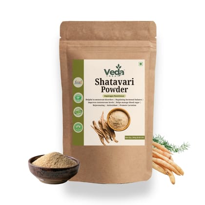 VedaTreat Pure Shatavari Powder – Hormonal Balance & Wellbeing