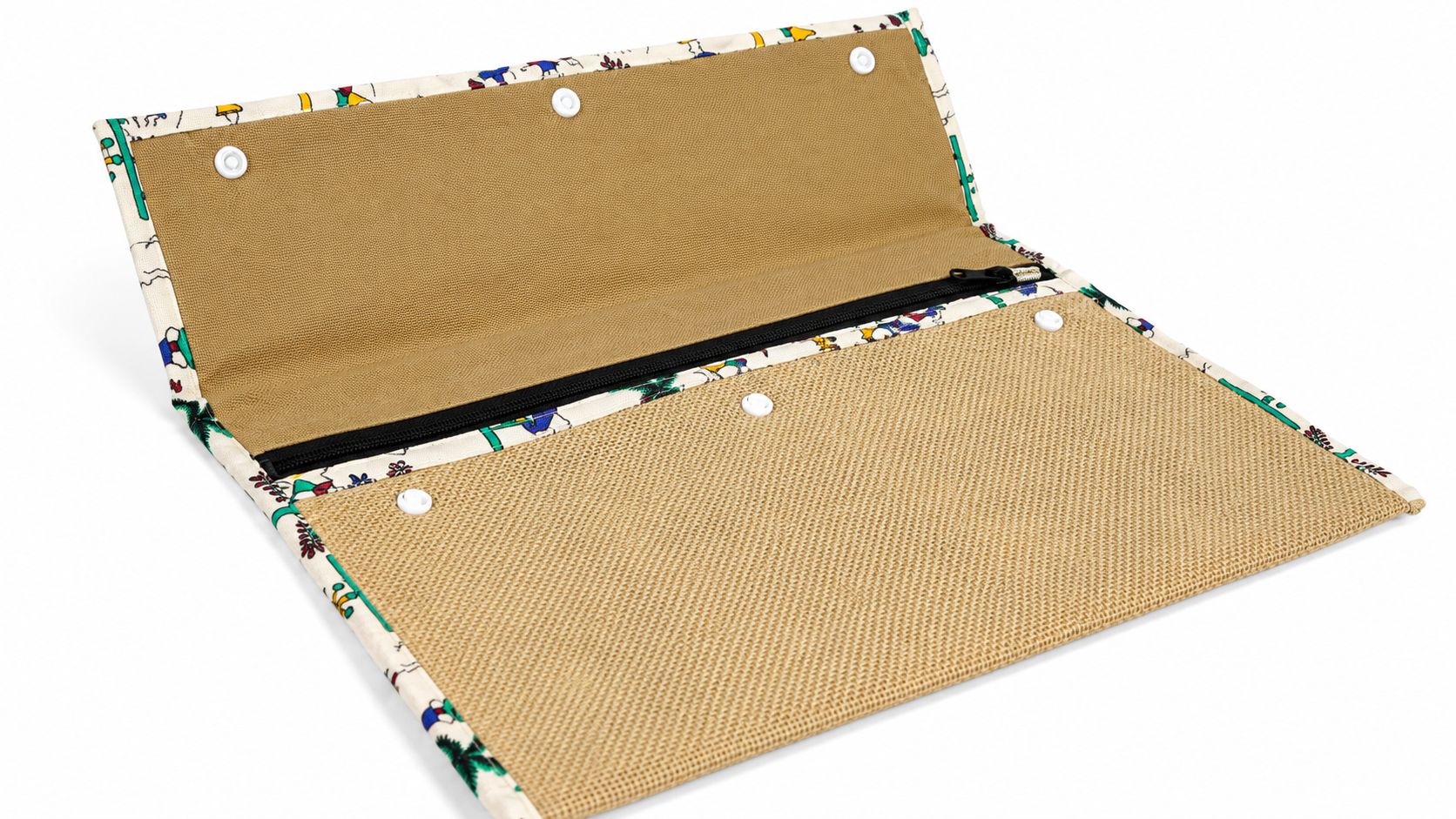 Handcrafted Jute File Folder | Eco-Friendly Document Organizer