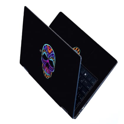 Full Body Laptop Skin Stickers Decal Cover for All Models (Size 15.6 inch) Dark-5