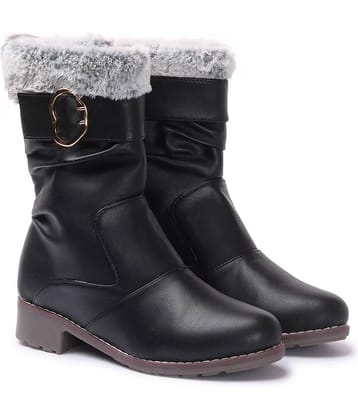 Picktoes Black Women's Ankle Length Boots