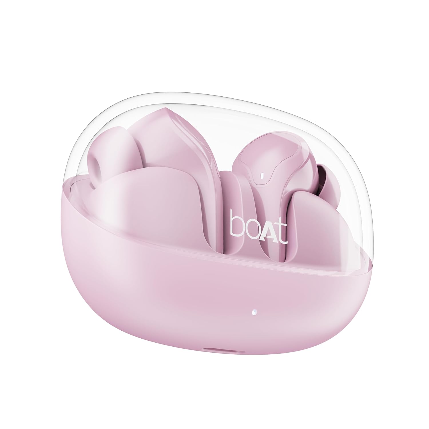boAt Airdopes 311 Pro, 50H Battery, Fast Charge, Dual Mics ENx Tech, Transparent LID