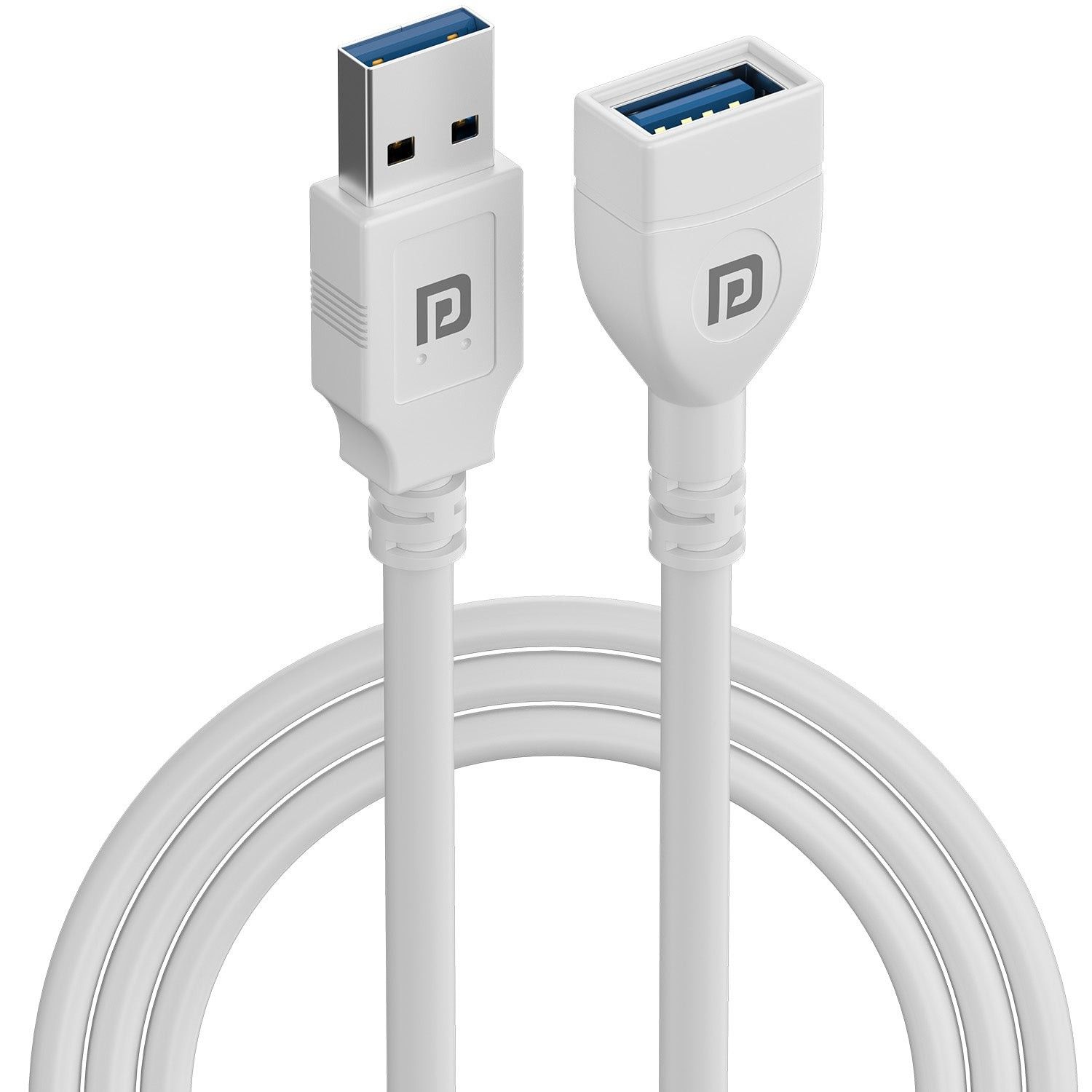 Portronics Uniconnect, 3M USB Extension Cable, Durable USB Type-A Male to Female Cable, Data Transfer & Charging, Compatible with Laptops, PCs, Printers & More