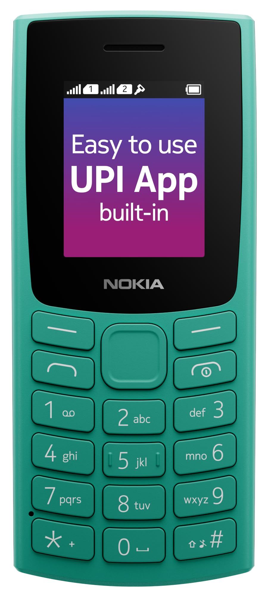 Nokia 106 Dual Sim, Keypad Phone with Built-in UPI Payments App, Long-Lasting Battery, Wireless FM Radio & MP3 Player, and MicroSD Card Slot | Charcoal Nokia 106 Dual Sim, Keypad Phone with Built-in UPI Payments App, Long-Lasting Battery, Wireless FM Rad
