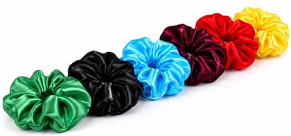 Hair Rubber Bands | Soft Stretchable Elastic Hair Ties for Women & Girls | Strong Hold | Everyday Hair Accessories