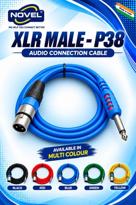 NOVEL P38 - XLR MALE CABLE 20 YARD