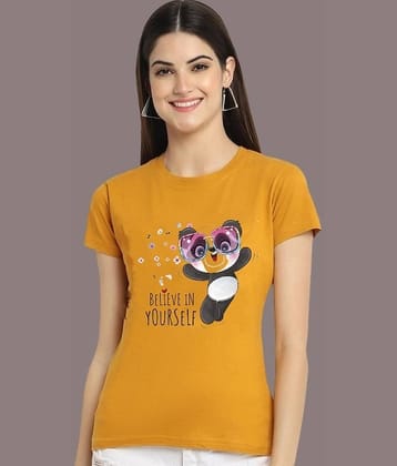 Parona Women Polyester Printed Regular Fit Round Neck T-Shirt ( Multicolor 17 )