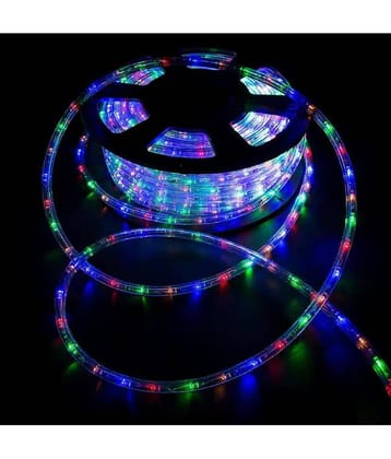DAJUBHAI 15M/72 LED Rope Light For Decoration- Waterproof Decorative Lights,Cove Light for Ceiling | LED Pipe Light for Home Decor | Led Strip Lights for Diwali Decoration,Birthday,Christmas ( Blue)