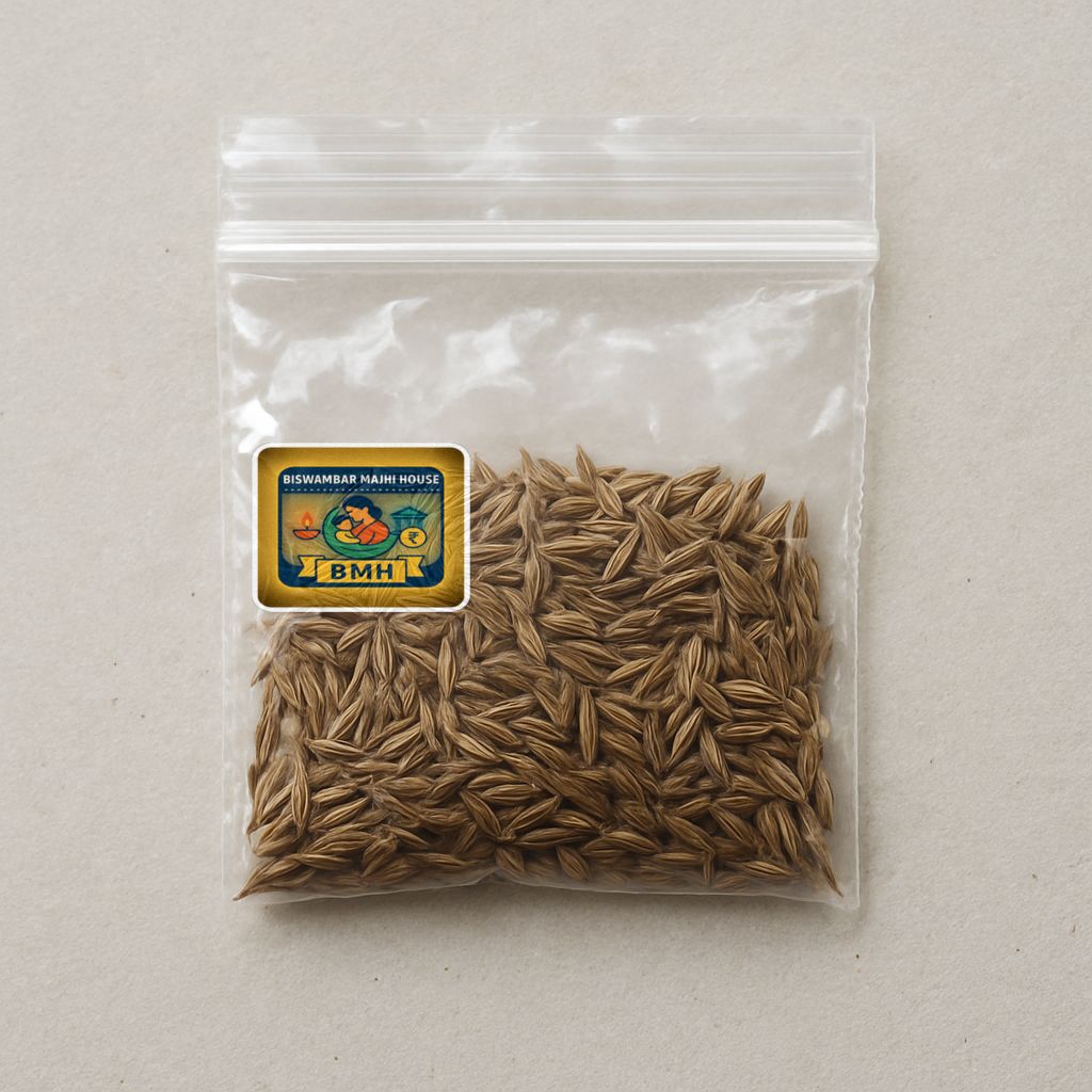 Biswambar Majhi House's cumin seeds