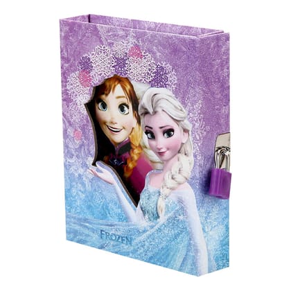 Nawani Princess Lock Diary for Girls Gifts Options (Small Size 16.5 * 13 * 3 cm)