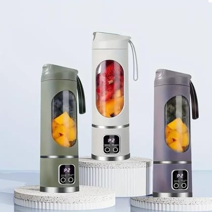 Portable Juicer Blender Mini Electric Fruit Mixer Personal Smoothie Maker 10 Blades 3 Gear Speed Modes with 1300mAh Battery for Fresh Juice & Shakes for Travel, Home & Gym (Random Color) Portable Juicer Blender Mini Electric Fruit Mixer Personal Smoothie Maker 10 Blades 3 Gear Speed Modes with 1300mAh Battery for Fresh Juice & Shakes for Travel, Home & Gym (Random Color)