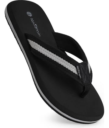 NoStrain Black Men's Daily Slipper