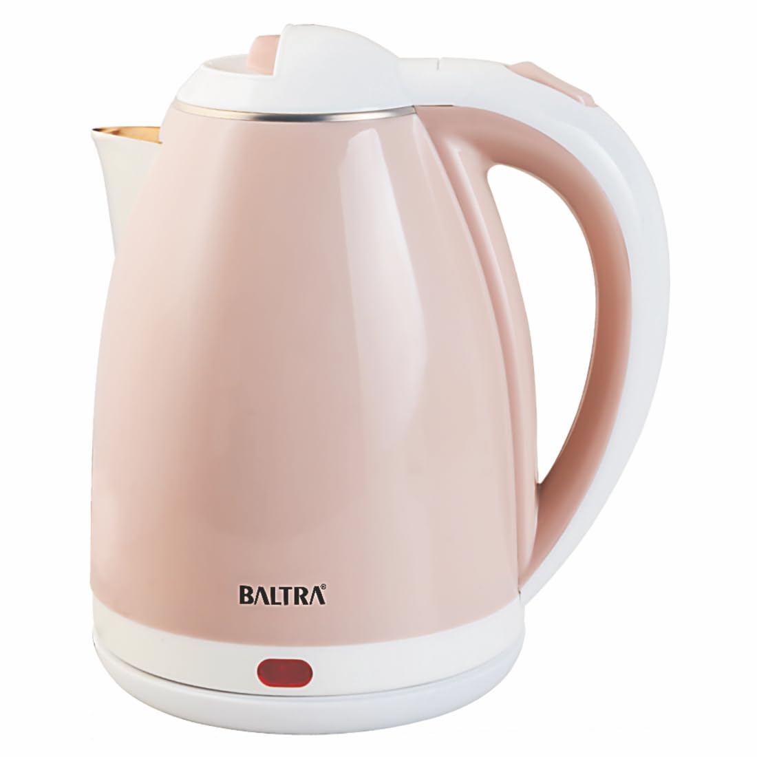 Baltra Power Electric Kettle 1.8 L, 1350 Watt, Inner Stainless Steel Body with Auto Shut-off Feature Used for Boiling Water Double Wall & Cool Touch Body | Detachable 360 Degree Connector,Cordless Pot