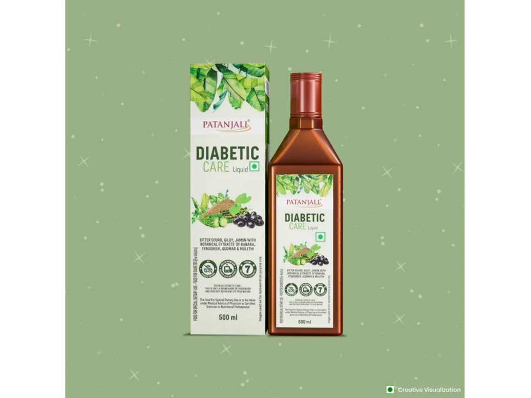 Patanjali Plant Based Diabetic Care Liquid Bottle 500 ML
