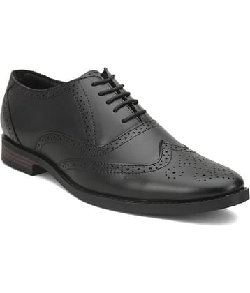 Fashion Victim - Black Men's Brogue Formal Shoes