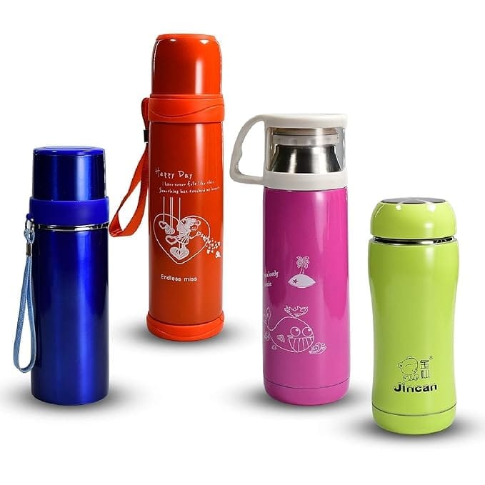 1PC STAINLESS STEEL MIX BOTTLES FOR STORING WATER AND SOME OTHER TYPES OF BEVERAGES ETC.