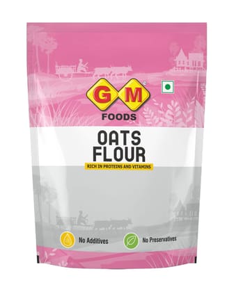 GM Foods Oats Flour 200g | Rich in Protein & Vitamins | High-Fiber | No Additives or Preservatives | Healthy Atta for Roti, Pancakes, Baking & Everyday Cooking GM Foods Oats Flour 200g | Rich in Protein & Vitamins | High-Fiber | No Additives or Preservatives | Healthy Atta for Roti, Pancakes, Baking & Everyday Cooking