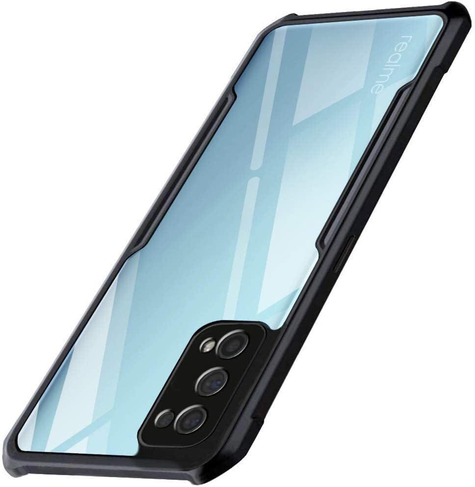 PLUGTECH Slim Shockproof Case | Matte Black Soft | Drop Protection | Precise Cutouts | Premium Mobile Cover for Realme 7 Pro