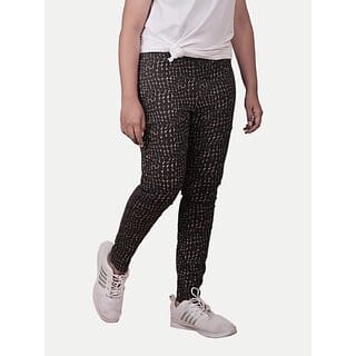 Rad Prix Ankle Length Western Wear Legging (Black, Printed)