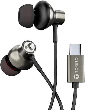 Toreto TOR-1213 ZEN Type C in-Ear Wired Earphones with Mic
