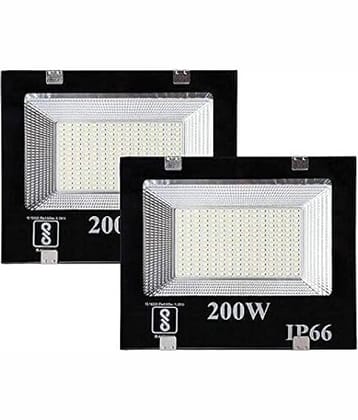 KCS LITE Cool Day Light 200W Watts Flood Light ( Pack of 2 )