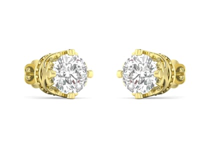 Coronet Solitaire Studs