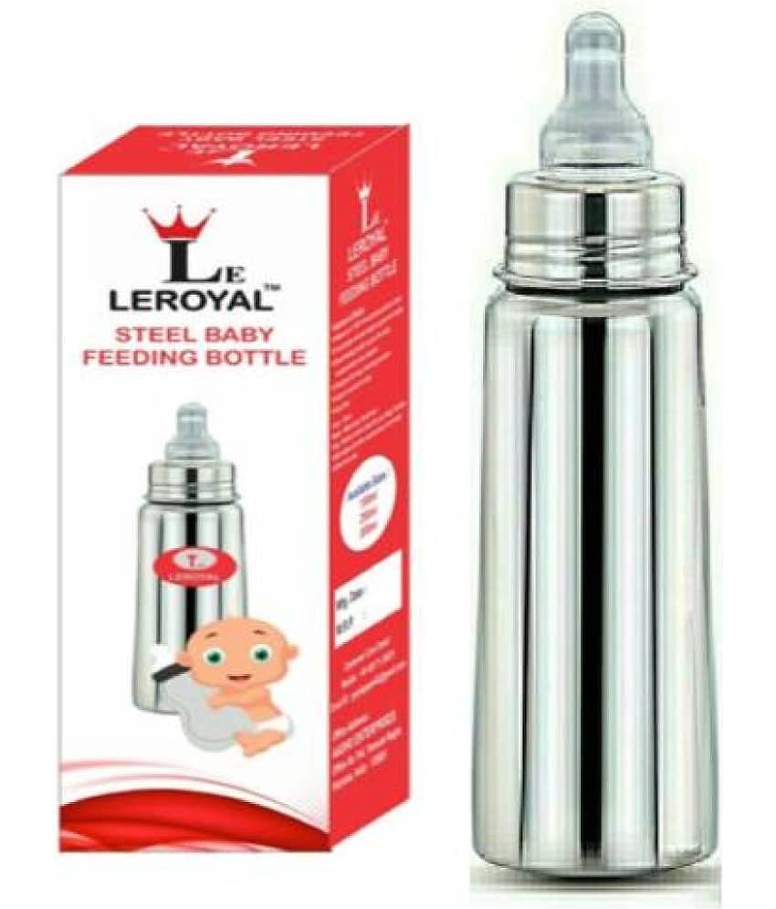 LEROYAL - Silver 265 ml Feeding Bottle (Pack of 1)
