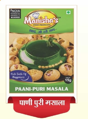 Paani-Puri Masala (15g) | Authentic Tangy Flavor | Street Food Experience