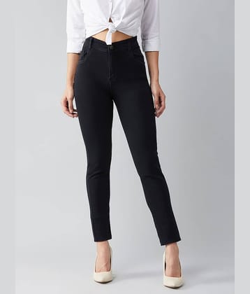 Miss Chase - Black Denim Slim Fit Women's Jeans ( Pack of 1 )
