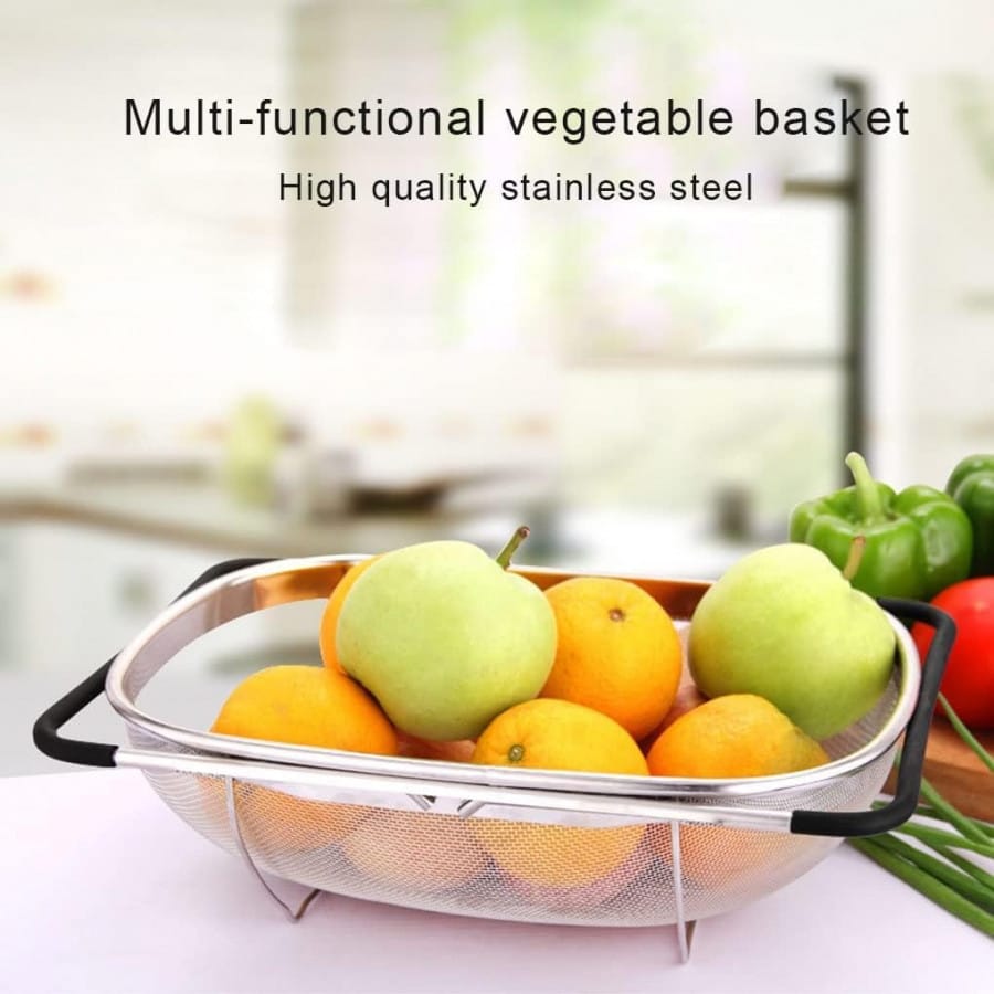 Wholesale Item - STAINLESS STEEL ADJUSTABLE KITCHEN SINK DRAIN BASKET - MOQ 11 Pieces