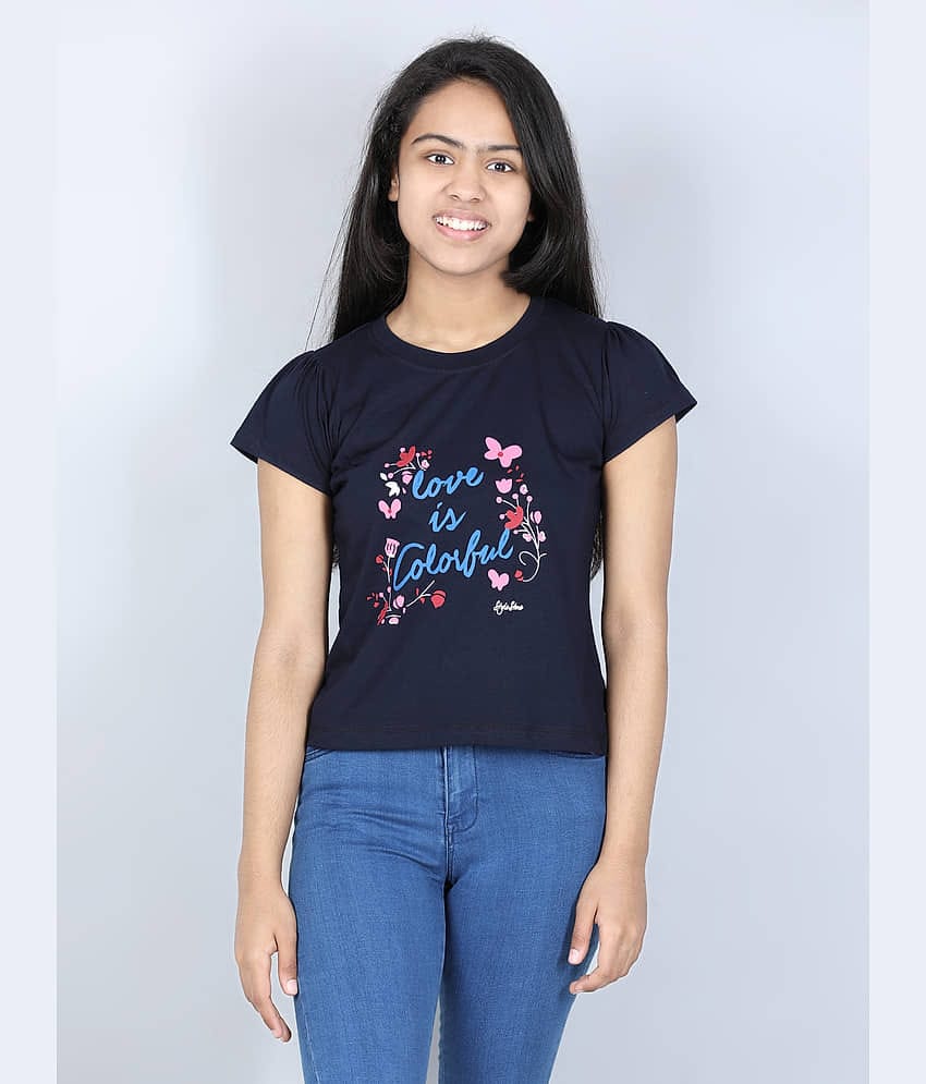 StyleStone Pack of 1 Girls 100% Cotton T-Shirt ( Red )