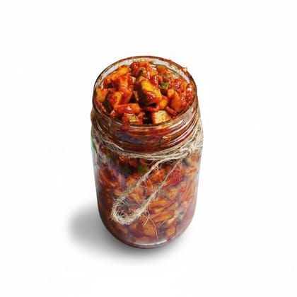 Spicy Mango Pickle - 300 gm - One glass jar
