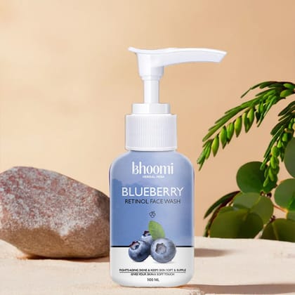 Bhoomi herbal India Blueberry Retinol Face Wash (100 ml) Pack of 1 Bhoomi herbal India Blueberry Retinol Face Wash (100 ml) Pack of 1