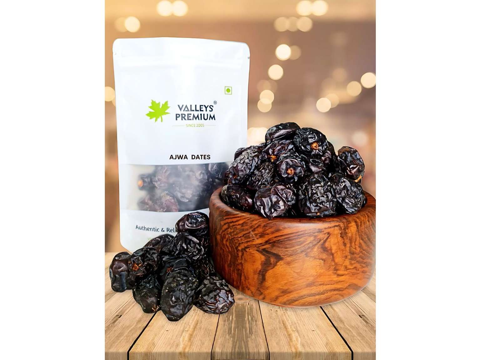 Valleys Premium Arabian Healthy Ajwa Dates  - 400 Gram