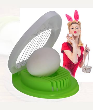 JMALL Egg Slicer Cutter Multicolor Plastic Mannual Chopper 0 ml ( Pack of 1 )