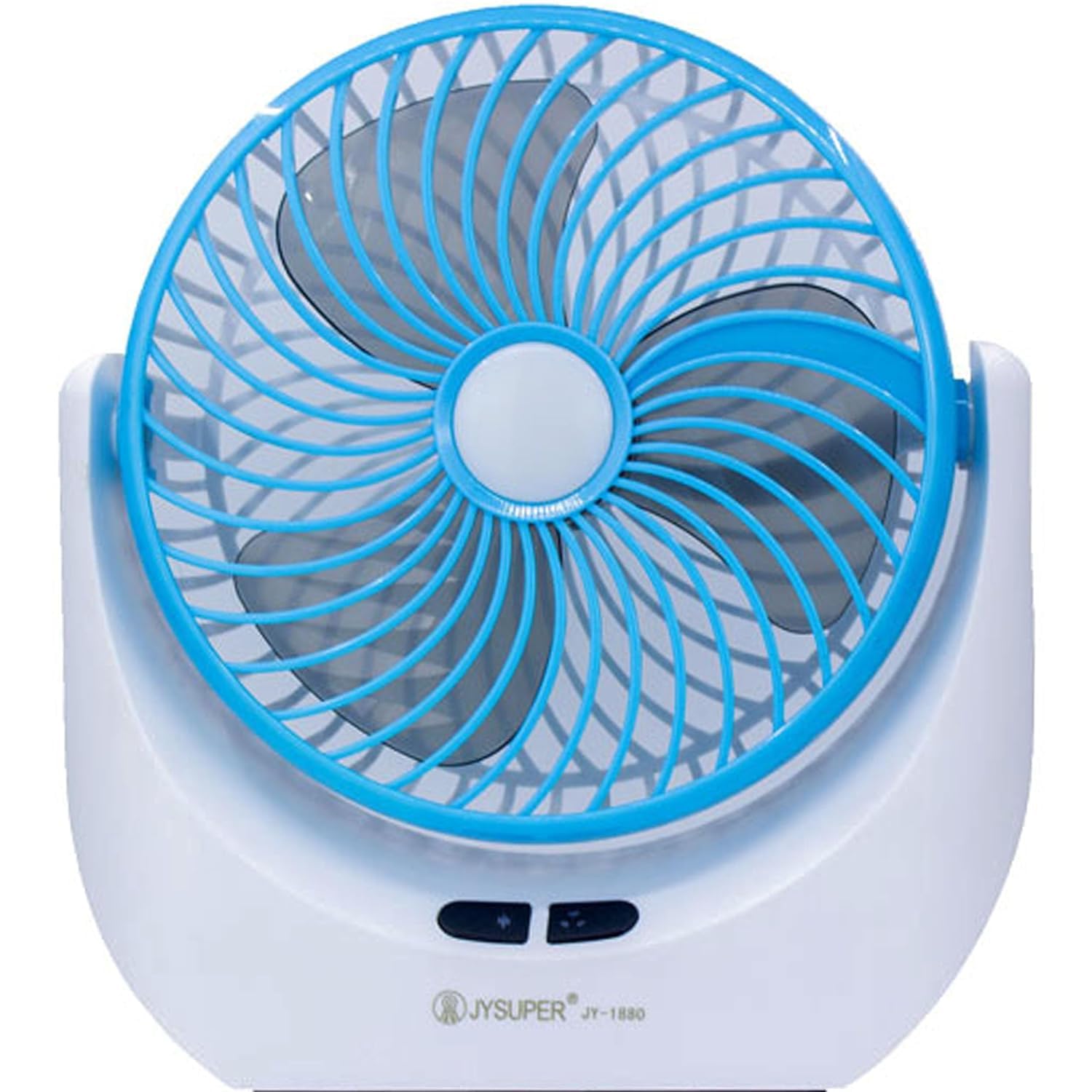 2400mAh Rechargeable 178 mm Desk Fan with LED Lighting| Rechargeable Fan| USB Charging Fan| 3 Fan Speed| 2-Light Brightness Setting| High Speed Table Fan for Home Office Travel.