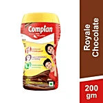 Complan Royale Chocolate Nutritious Health Drink - Vitamin C & A Supports Kids Immune, Clinically Proven For 2X Faster Growth Formula, 200 G Jar Complan Royale Chocolate Nutritious Health Drink - Vitamin C & A Supports Kids Immune, Clinically Proven For 2X Faster Growth Formula, 200 G Jar