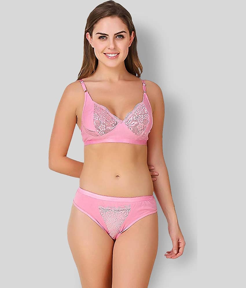 TCG Cotton Lycra Bra and Panty Set