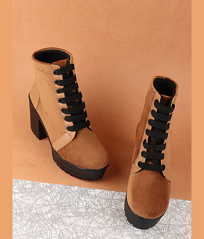 Shoetopia Black Knee Length Casual Boots