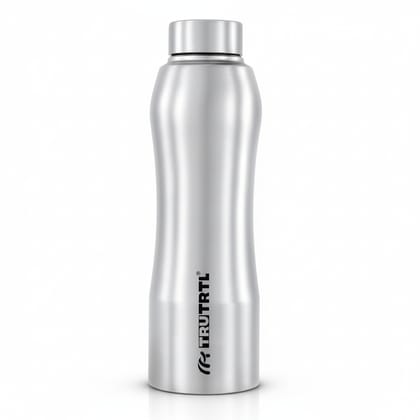 truTRTL Steely Stainless Steel Water Bottle 1000 ml | ISI Certified | Single Wall | Leak Proof Lid | Rust Proof | For School, Office & Gym I Silver truTRTL Steely Stainless Steel Water Bottle 1000 ml | ISI Certified | Single Wall | Leak Proof Lid | Rust Proof | For School, Office & Gym I Silver