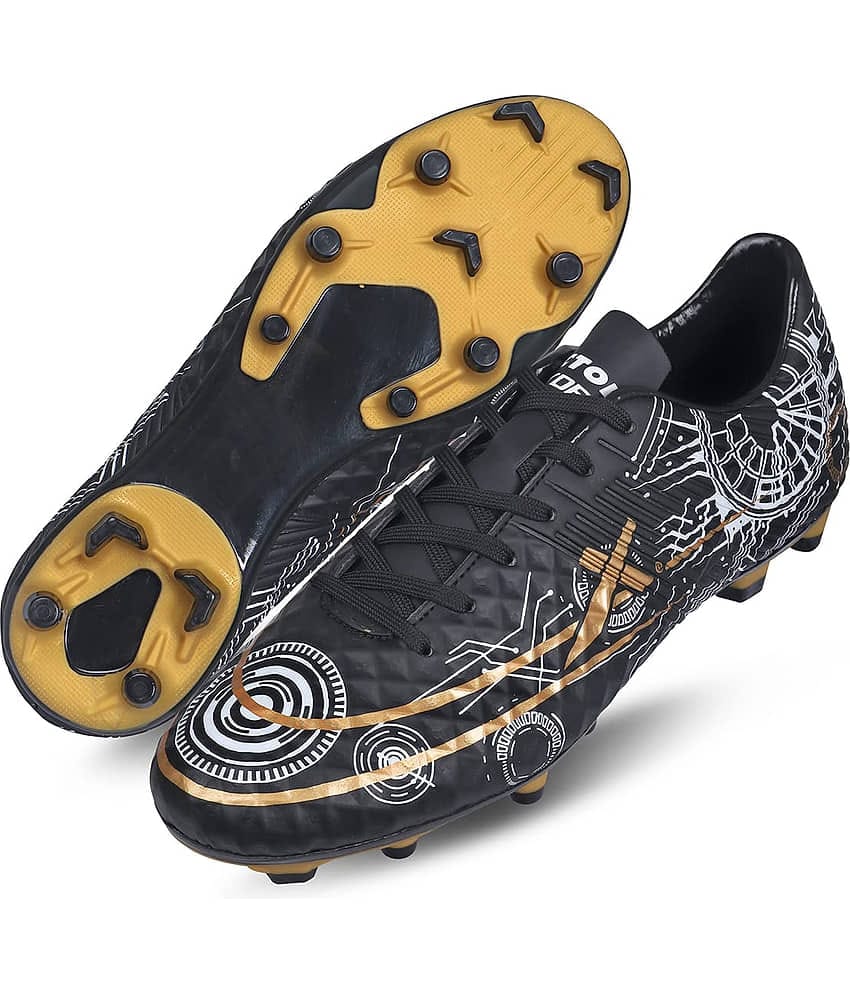 Vector X HYDRA-X Black Gold Football Shoes
