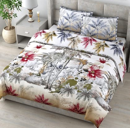 3001-Hometrade India-Standard King Size (90*108 Inches) Double Bedsheet With 2 Pillow Cover-RJ-14-Jaipur lining-3250 3001-Hometrade India-Standard King Size (90*108 Inches) Double Bedsheet With 2 Pillow Cover-RJ-14-Jaipur lining-3250