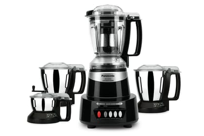 Panasonic Heavy Duty Mixer Grinder For Kitchen MX-AV425 (Rustic Red) Elements Series Powerful 1500W (MMLW) 4 Jar (Three-304 Stainless Steel & 1Juicer Extractor Jar) |5 Years Motor Warranty Panasonic Heavy Duty Mixer Grinder For Kitchen MX-AV425 (Rustic R