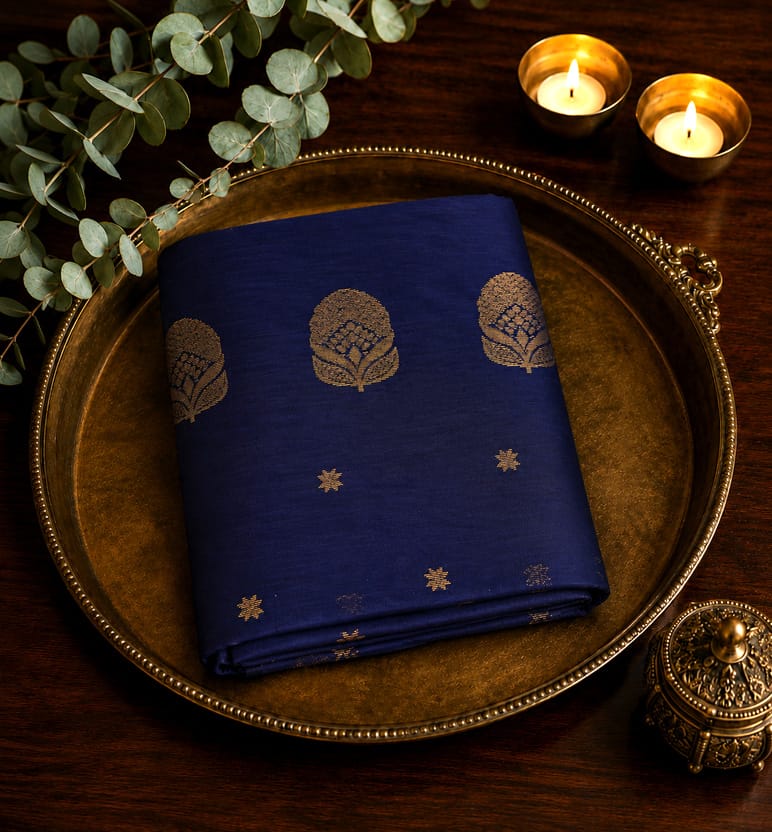 Handloom Chanderi Cotton Silk Saree