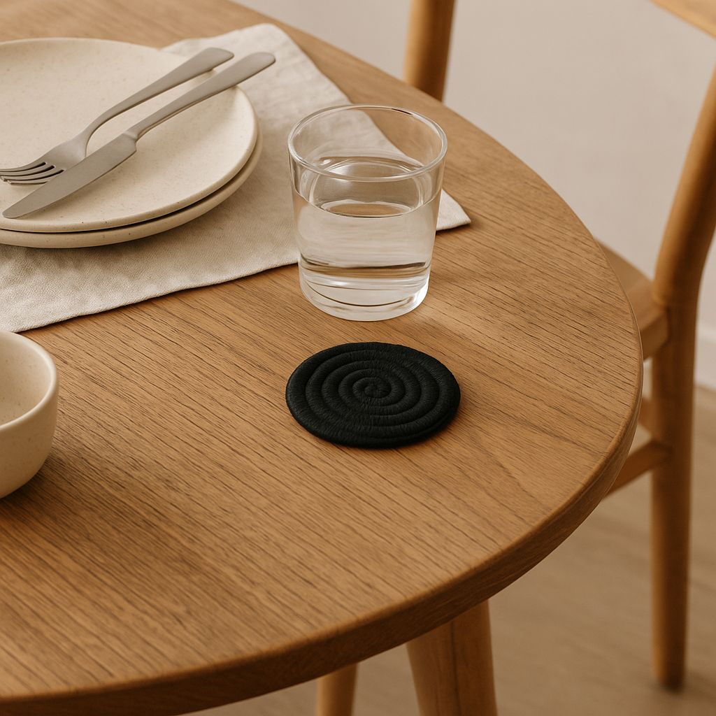 Tiger Grass Back Tea Coaster – Eco-Friendly & Stylish (Pack of 6)